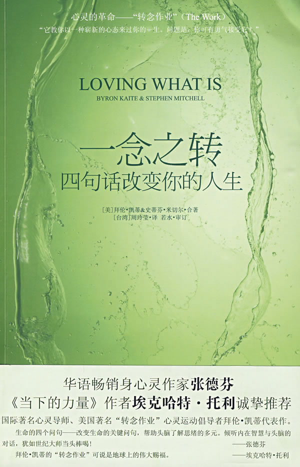 《一念之转：四句话改变你的人生》 拜伦·凯蒂著 成为更好的自己，活出喜悦、平安和爱  PDF电子书下载